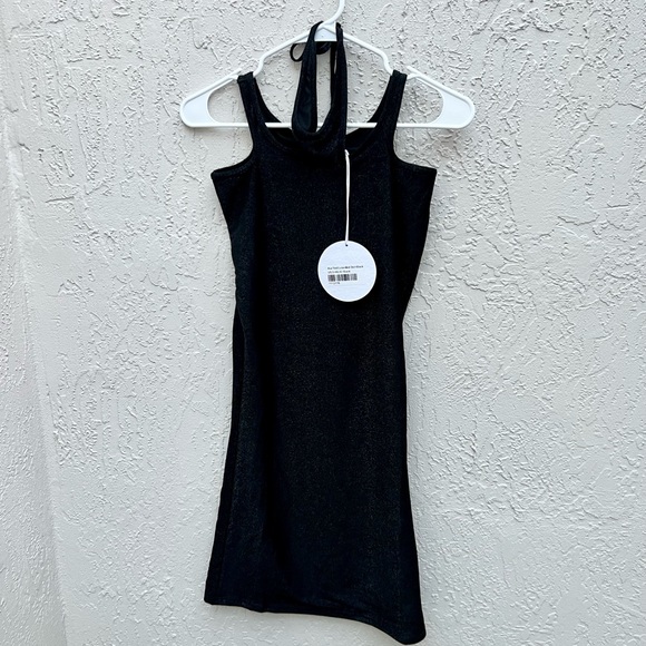 Princess Polly Ava midi skirt black lurex 0 new with tags - Picture 3 of 6